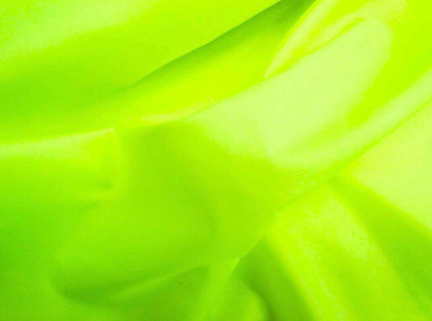 Fluro yellow water resistant fabric